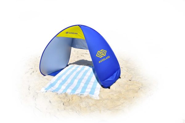 media ferntag pty ltd product D4600I Brazil Pop Up Beach Shelter 1 SAND 1280