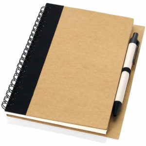 Business promo A5 Recycled Notebook with Pen