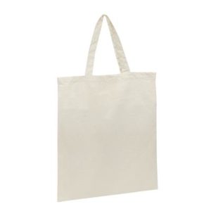 Business promo Budget Short Handle Calico Bag