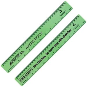 Promotional Echo Rule Recycled Plastic Ruler 30cm