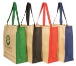 Business promo Jute Panelled Carry-All