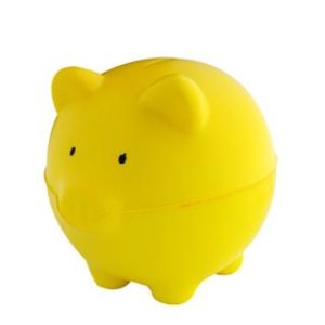 Best promotional Stress Pig Yellow