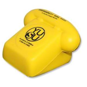 Personalised Stress Telephone Yellow