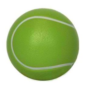 Business promo stress tennis ball