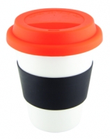 Business promo White Ceramic Takeaway Cup