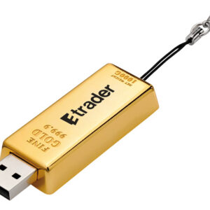 Personalised gift Gold Bar USB
