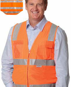 Branded Hi-vis Safety Vest with Id Pocket & 3m Tapes