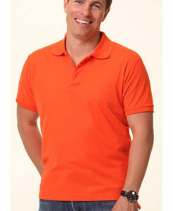 Branded Mans Cooldry Solid Colour Pique Polo