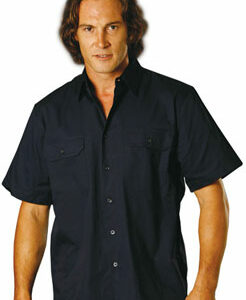 Branded Men's Cool-breeze Cotton Short Sleeve Work Shirts