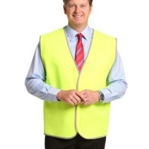 Branded Men's High Visibility Safety Vest
