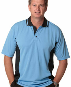 Branded Men's Truedry Contrast Short Sleeve Polo