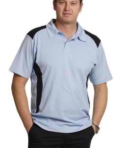 Branded Men's Truedry Short Sleeve Contrast Polo
