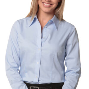 Branded Women's Fine Twill Long Sleeve Shirt Sydney