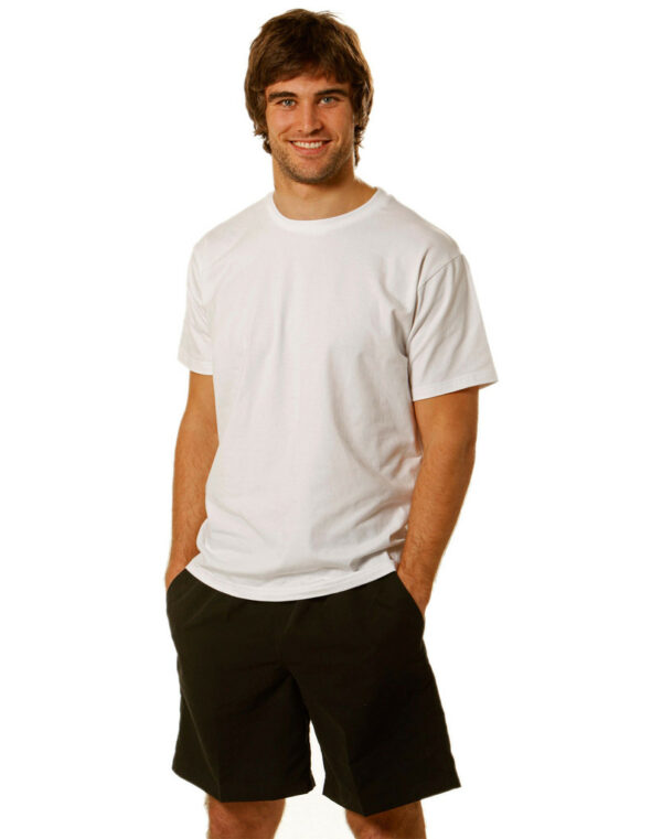 Branded Men's Fitted Stretch Tee Shirts